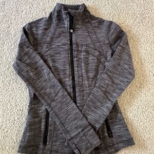 Lululemon Define Jacket Black White Speckled Full Zip | Size 4
